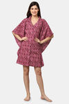 Shararat Cotton Full Length Nightdress - Dark Pink — thumbnail 1
